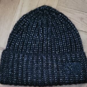 KNIT BEANIE/BLACK/STEVE MADDEN